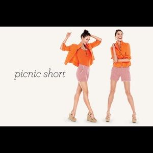 Cabi pink picnic dot shorts